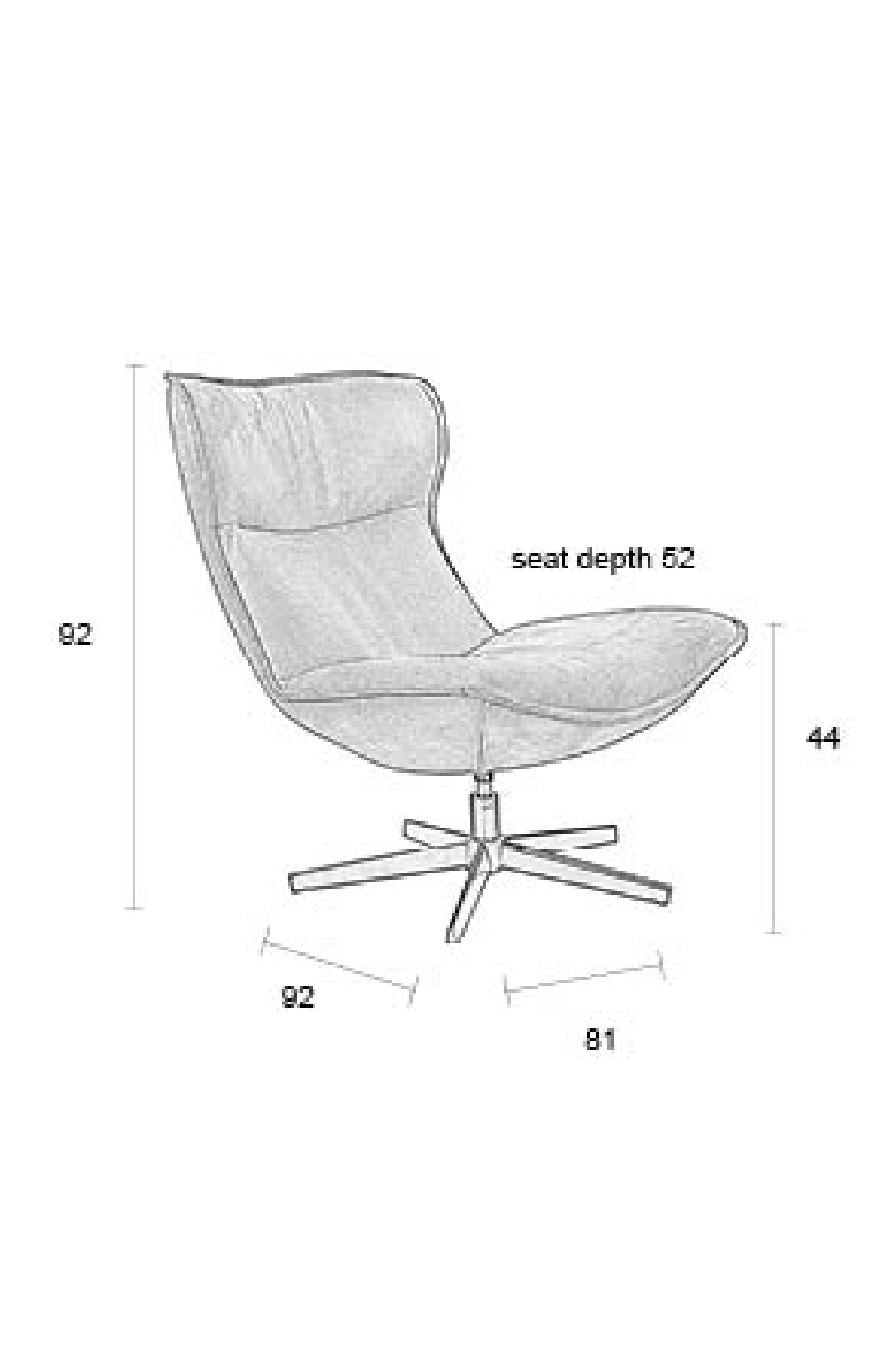 Modern Lounge Chair | DF John | OROA.com