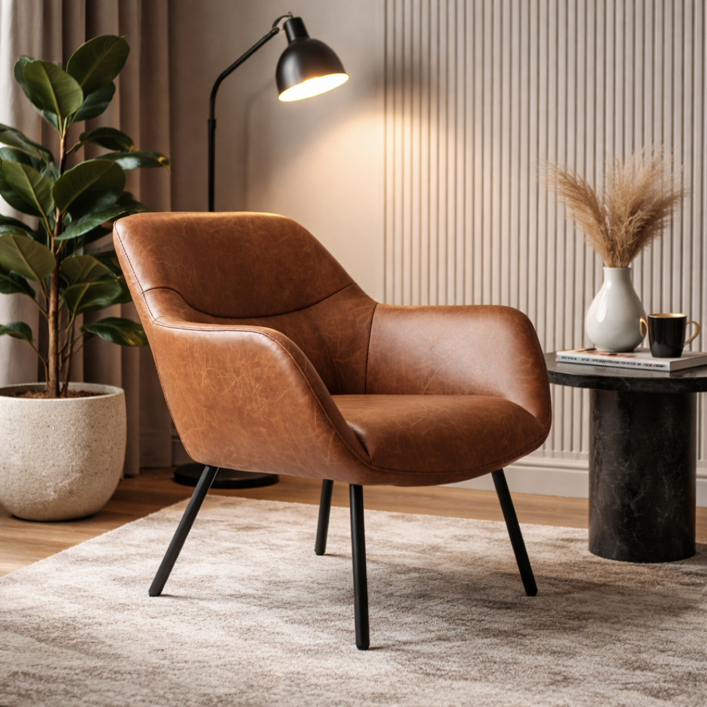 Classic Upholstered Lounge Chair | Oroa.com