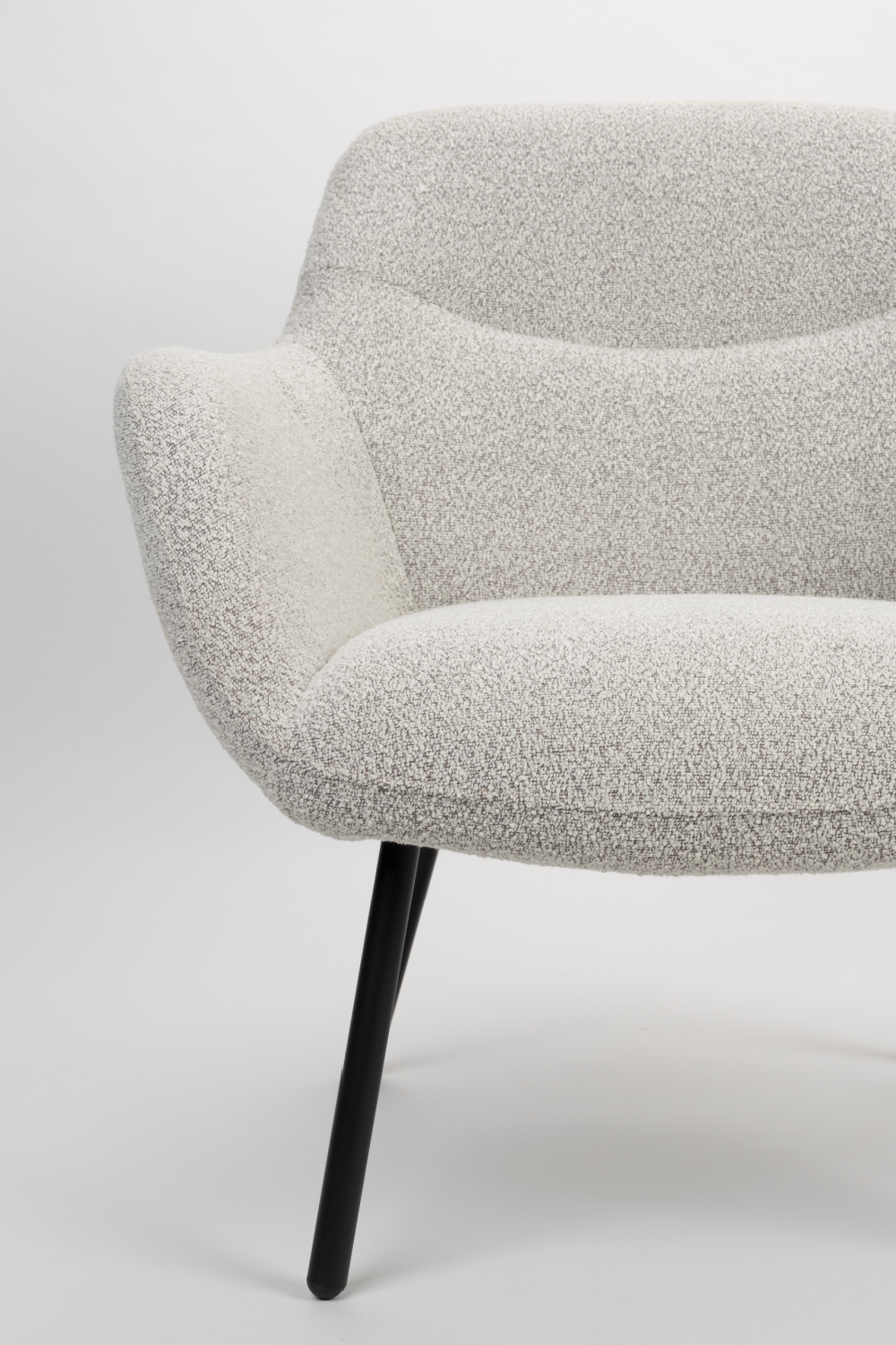 Beige Bouclé Lounge Chair | Oroa.com