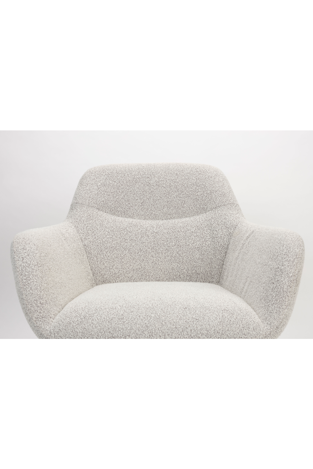 Beige Bouclé Lounge Chair | Oroa.com