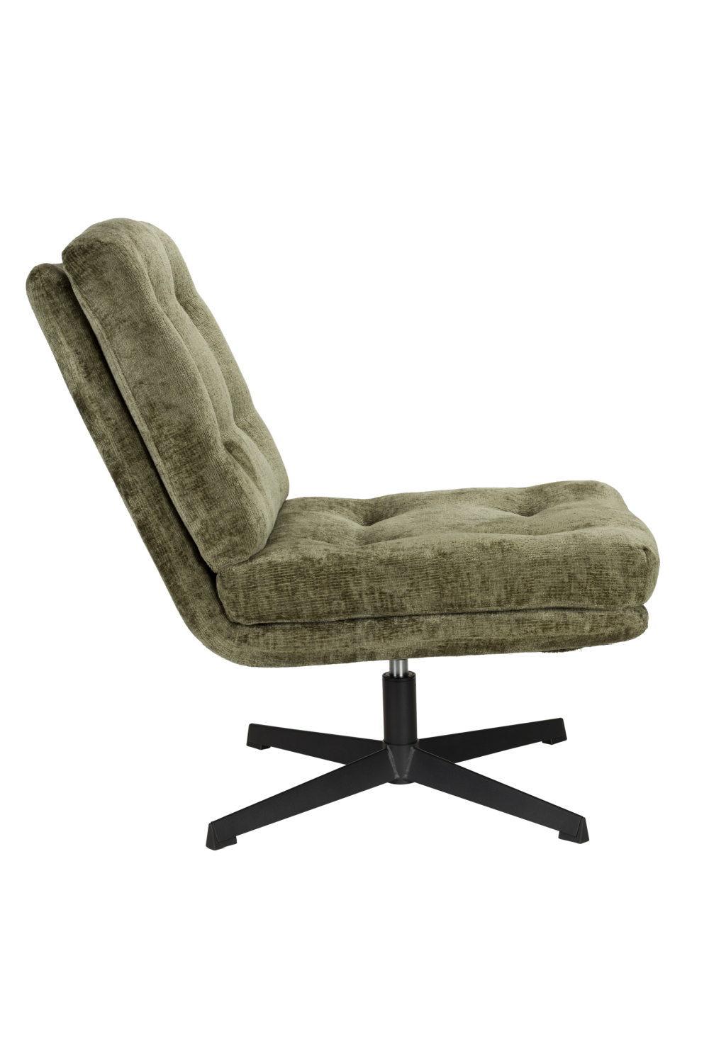 Grid-Tufted Swivel Lounge Chair | Oroa.com