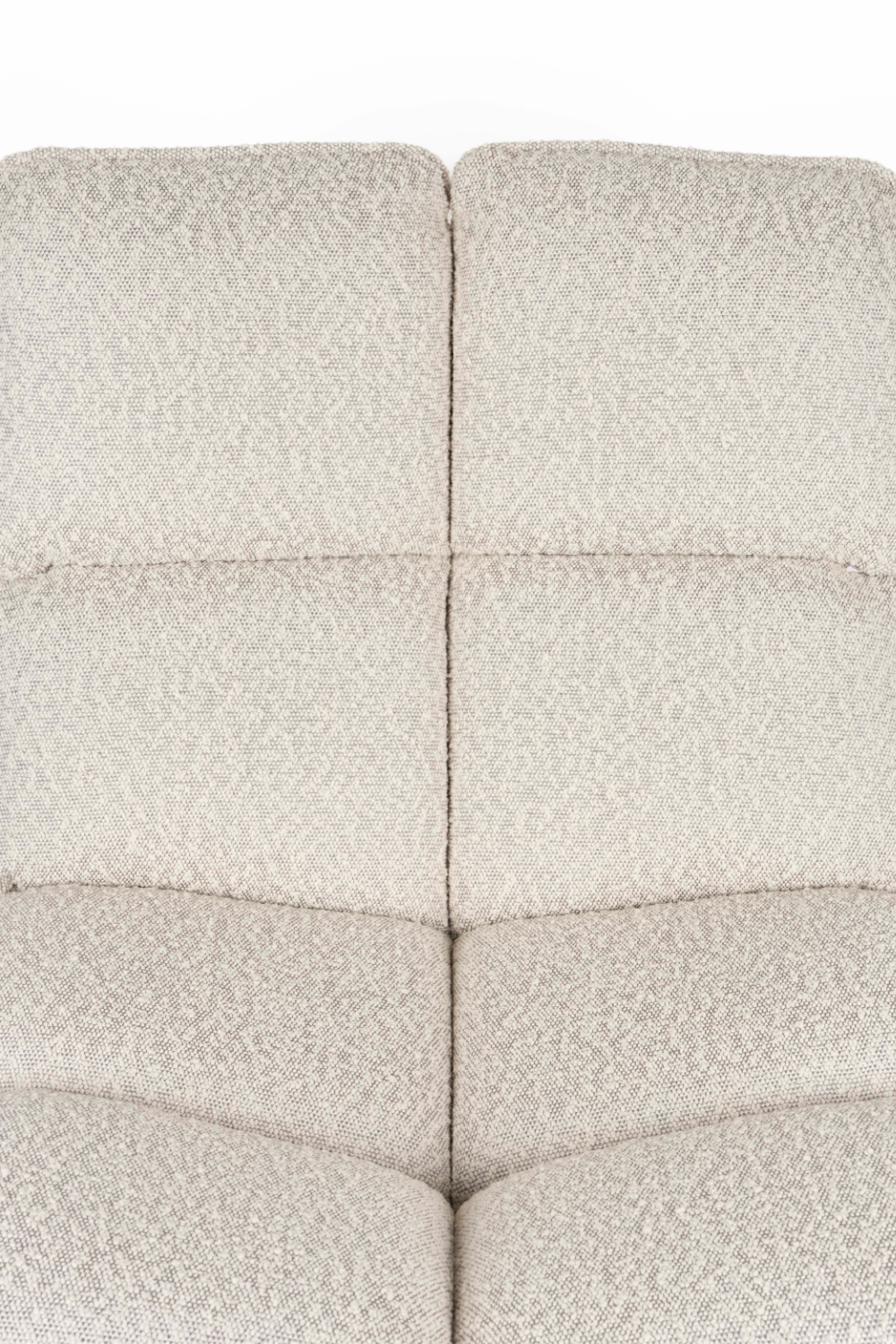 Channeled White Lounge Chair | Oroa.com