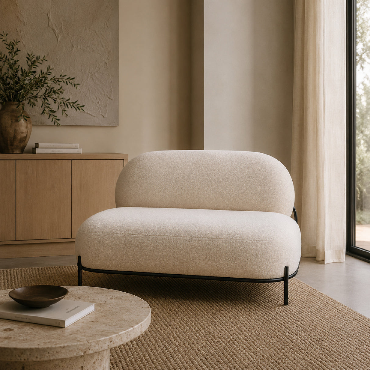 Modern White Sofa | Oroa.com
