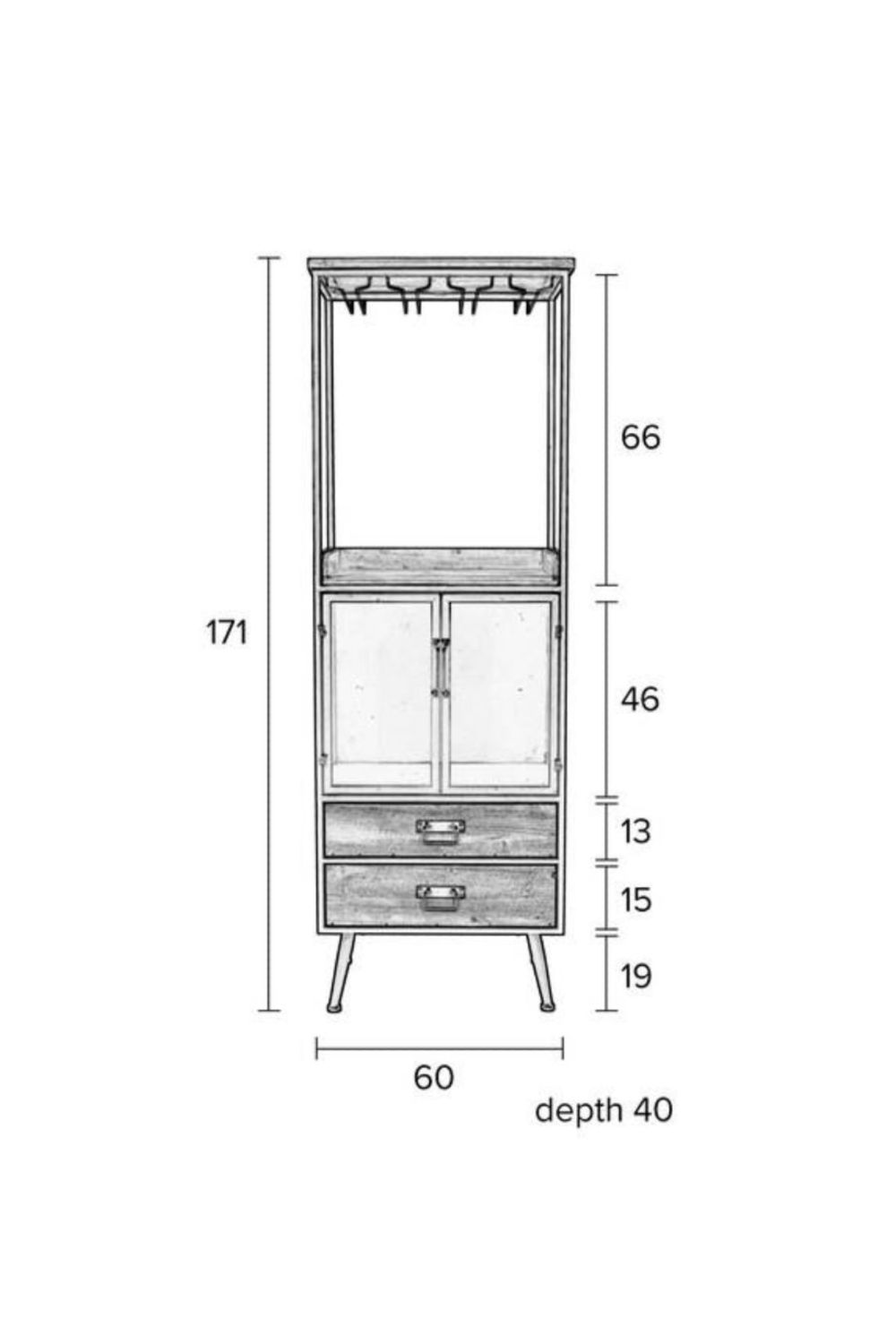 Fir Wood Cabinet | DF Damian | OROA.com