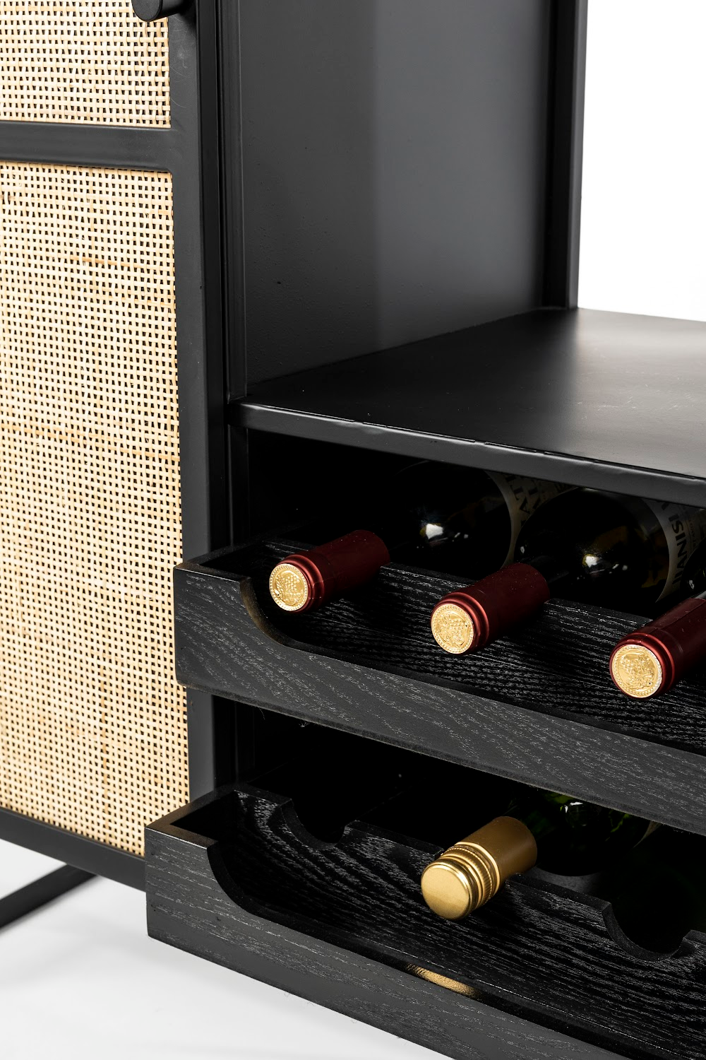 Rattan Webbing Wine Cabinet | Oroa.com