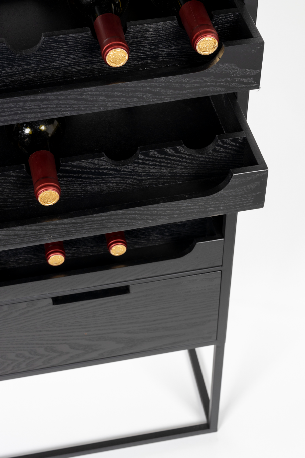 Rattan Webbing Wine Cabinet | DF Guuji | OROA.com