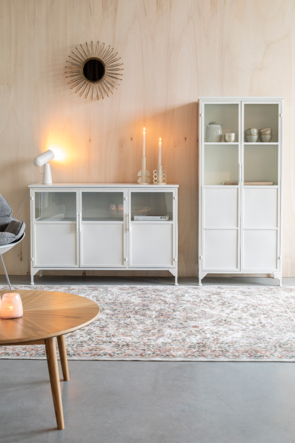 White Metal Cabinet | DF Miya | OROA.com