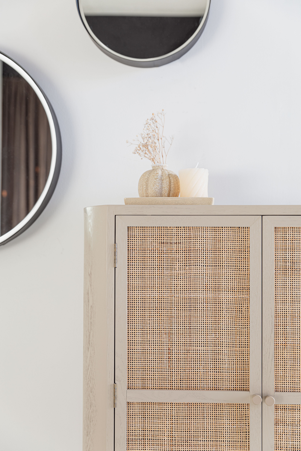 Beige Wooden Cabinet | DF Amaya | OROA.com