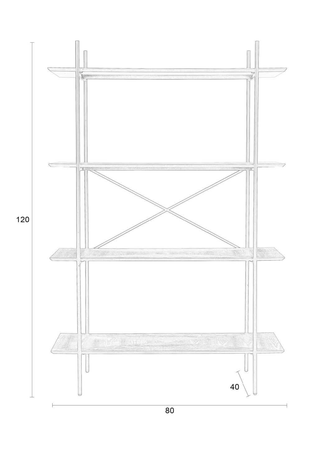 Metal Shelf Cabinet | DF Marcio | OROA.com