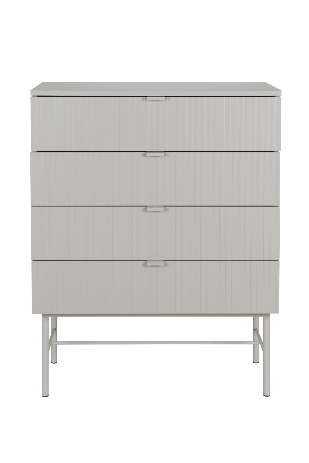White 4-Drawer Cabinet | DF Cayo | OROA.com