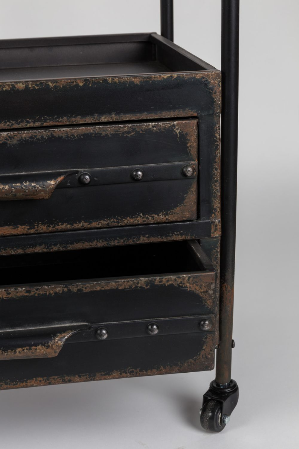 Black Iron Display Cabinet | DF Ryan | OROA.com