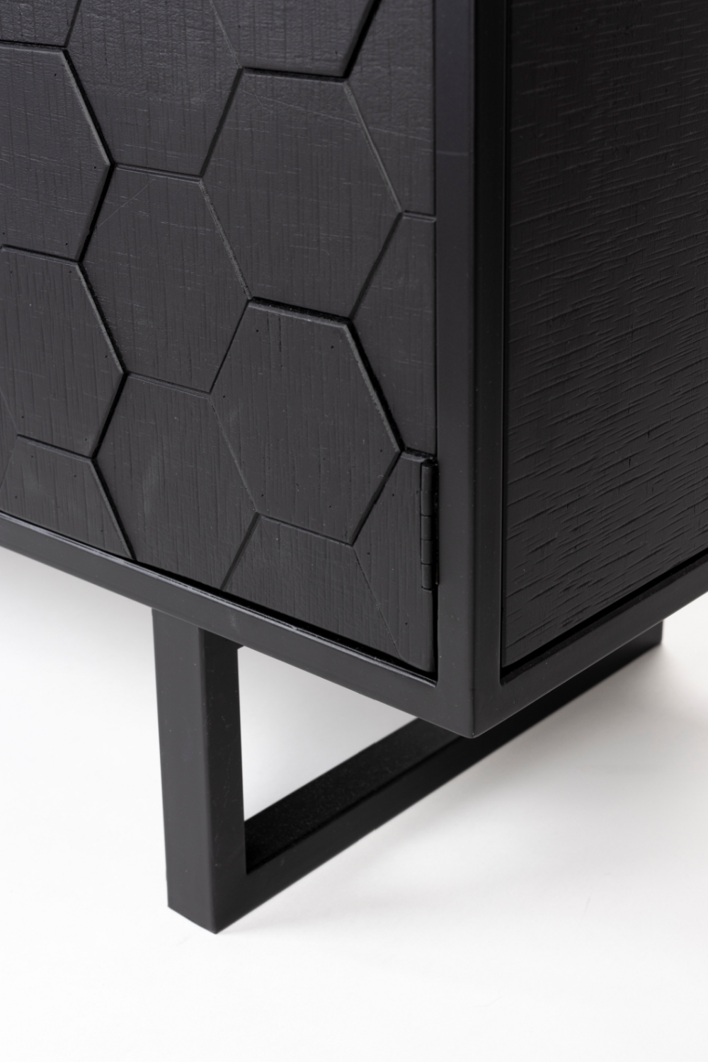Hexagon Pattern Fir Wood Sideboard | DF Linc | OROA.com