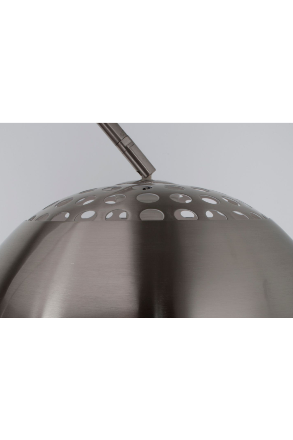 Brushed Metal Arched Floor Lamp | Oroa.com
