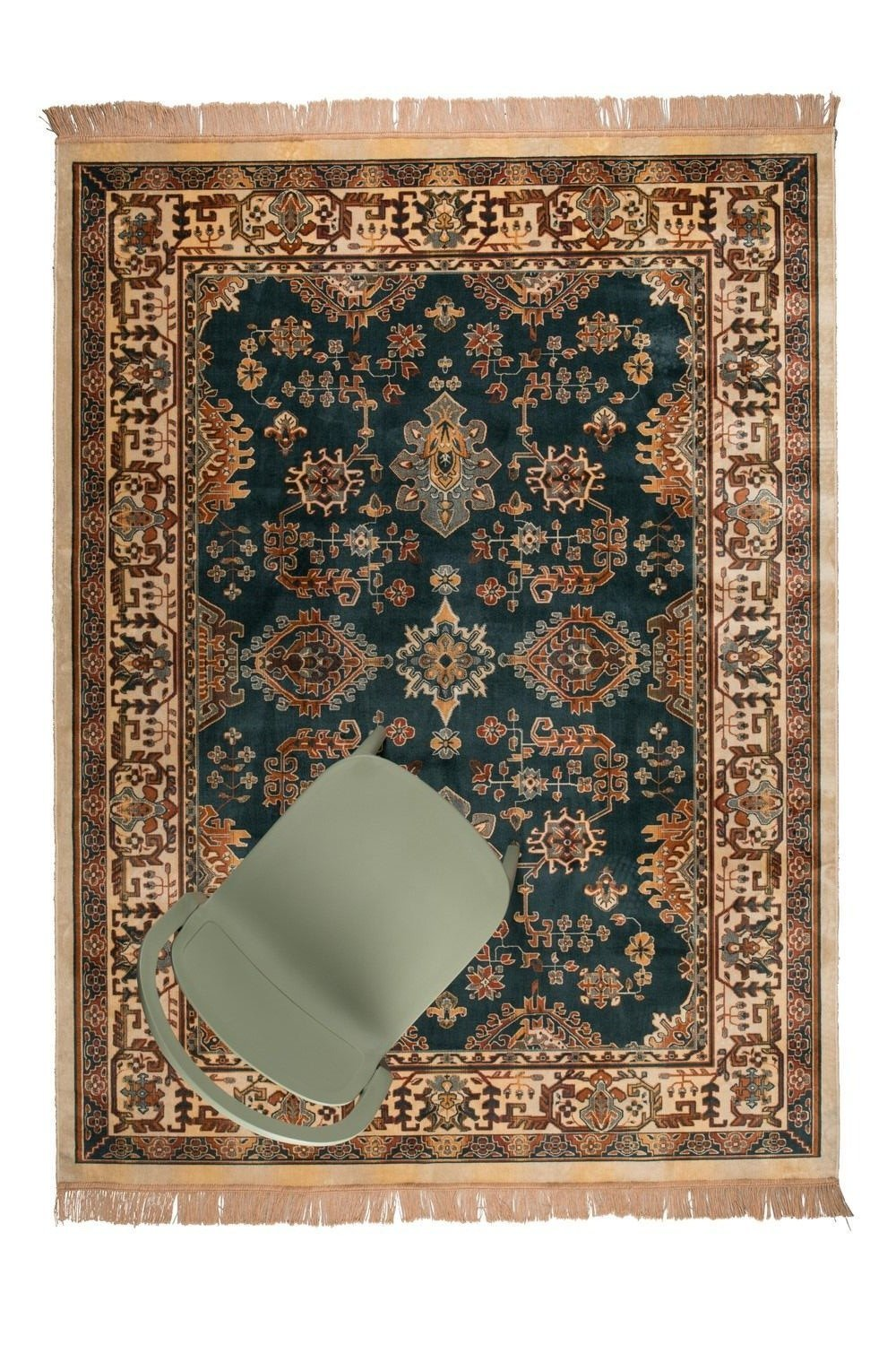 Persian Style Viscose Carpet 5' x 7'5" | DF Raz | Oroa.com