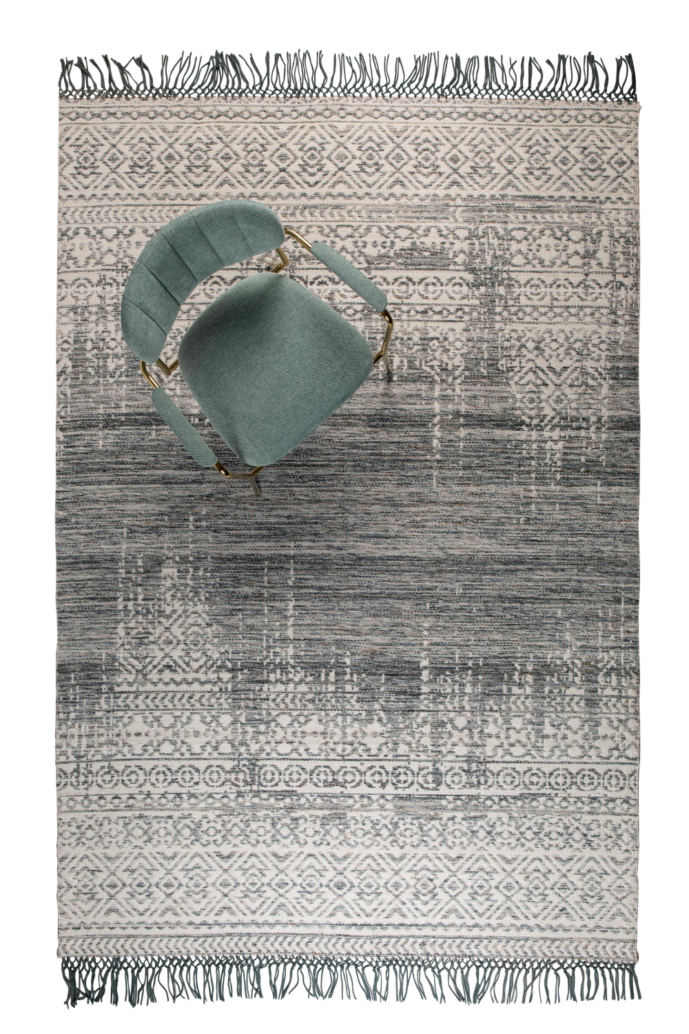 Handwoven Blue Carpet | DF Liv | OROA.com