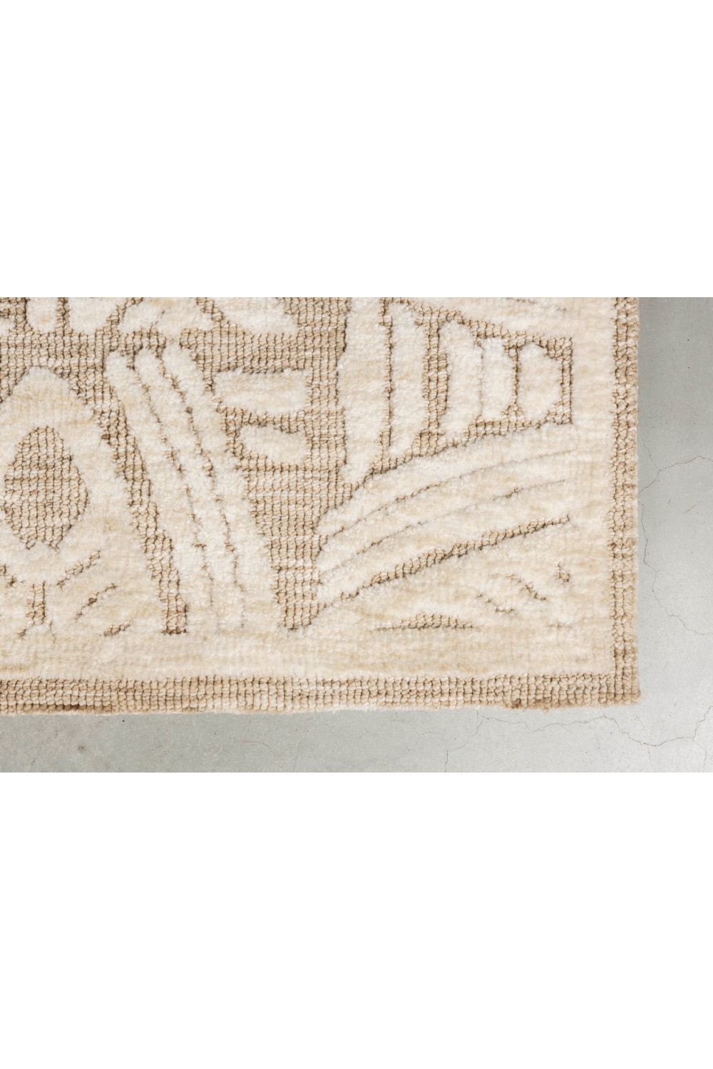 Patterned Beige Carpet 5' x 8' | DF Cuzco | OROA.com