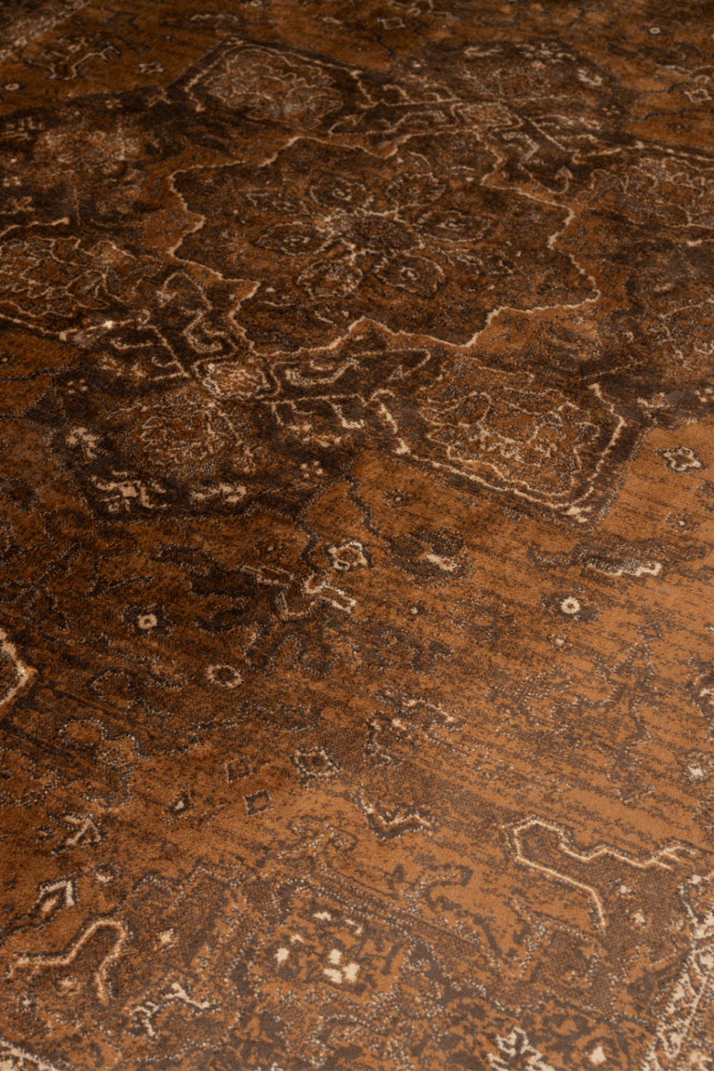 Classic Print Cotton Carpet 4'8" x 6'7" | DF Rayan | OROA.com