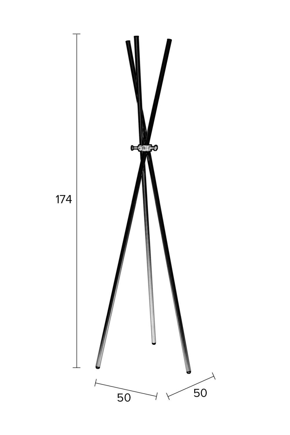 Tripod Metal Coat Rack | DF Darwin | Oroatrade.com