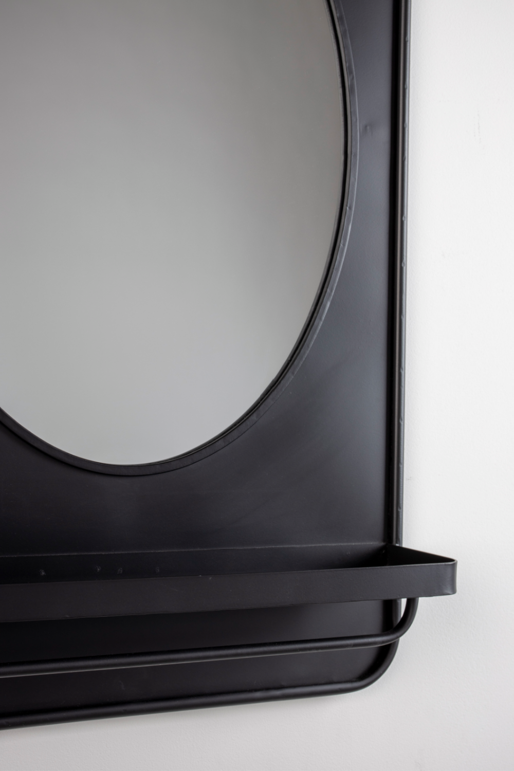 Metal Framed Mirror Shelf | DF Pascal | OROA.com