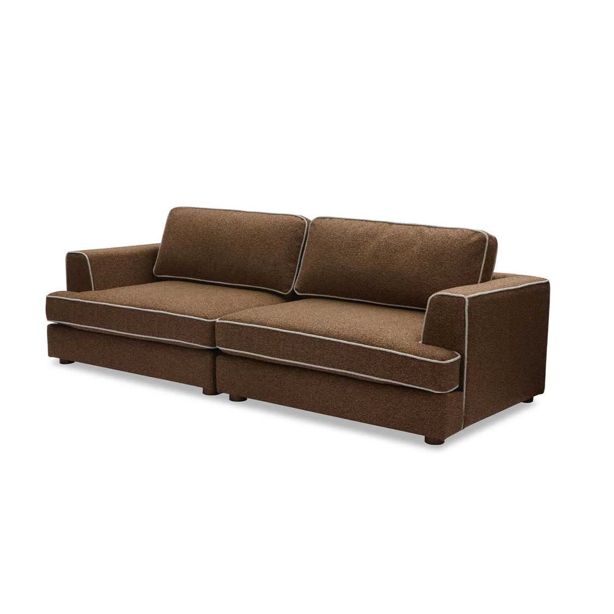 Upholstered Sofa with Piping | Oroa.com