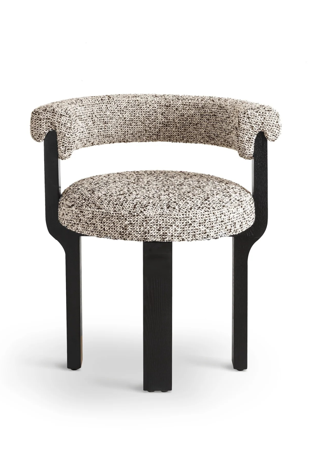 Rounded Tweed Dining Chair | Liang & Eimil Elba | Oroa.com