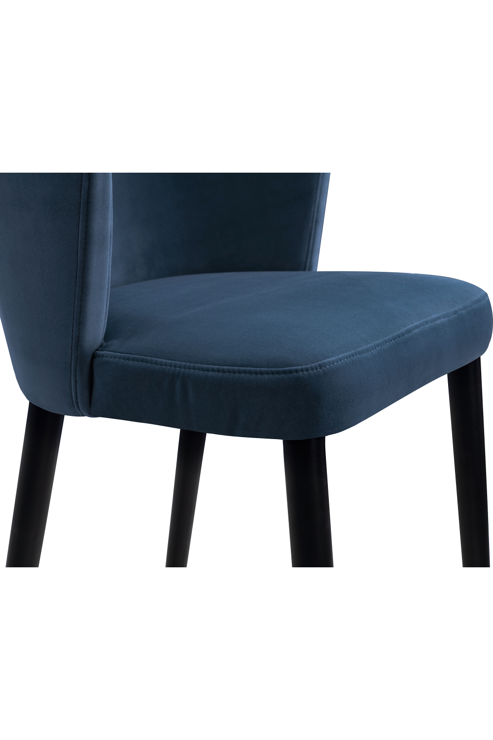 Velvet Curved Barstool | Liang & Eimil Elica | Oroa.com
