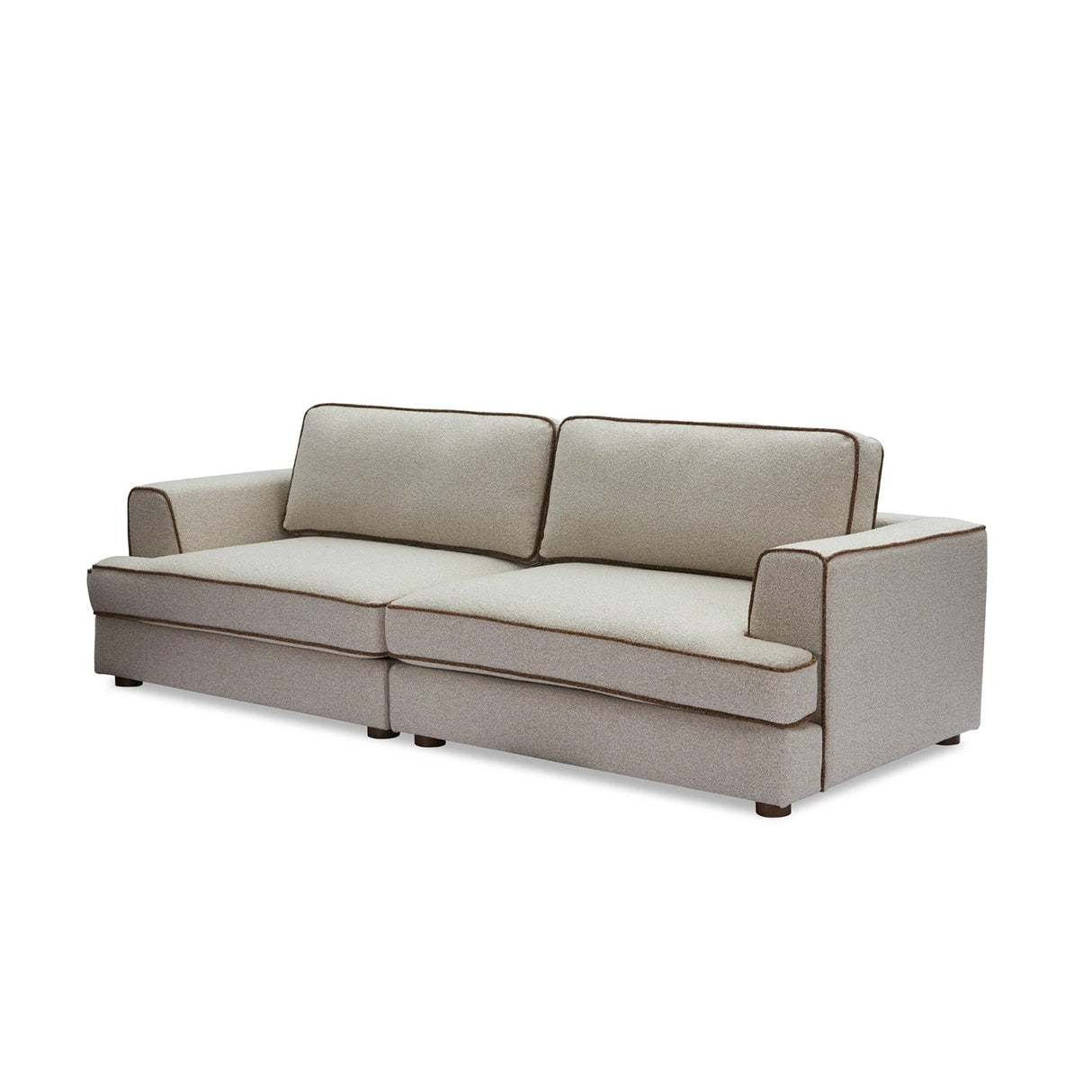 Upholstered Sofa with Piping | Oroa.com