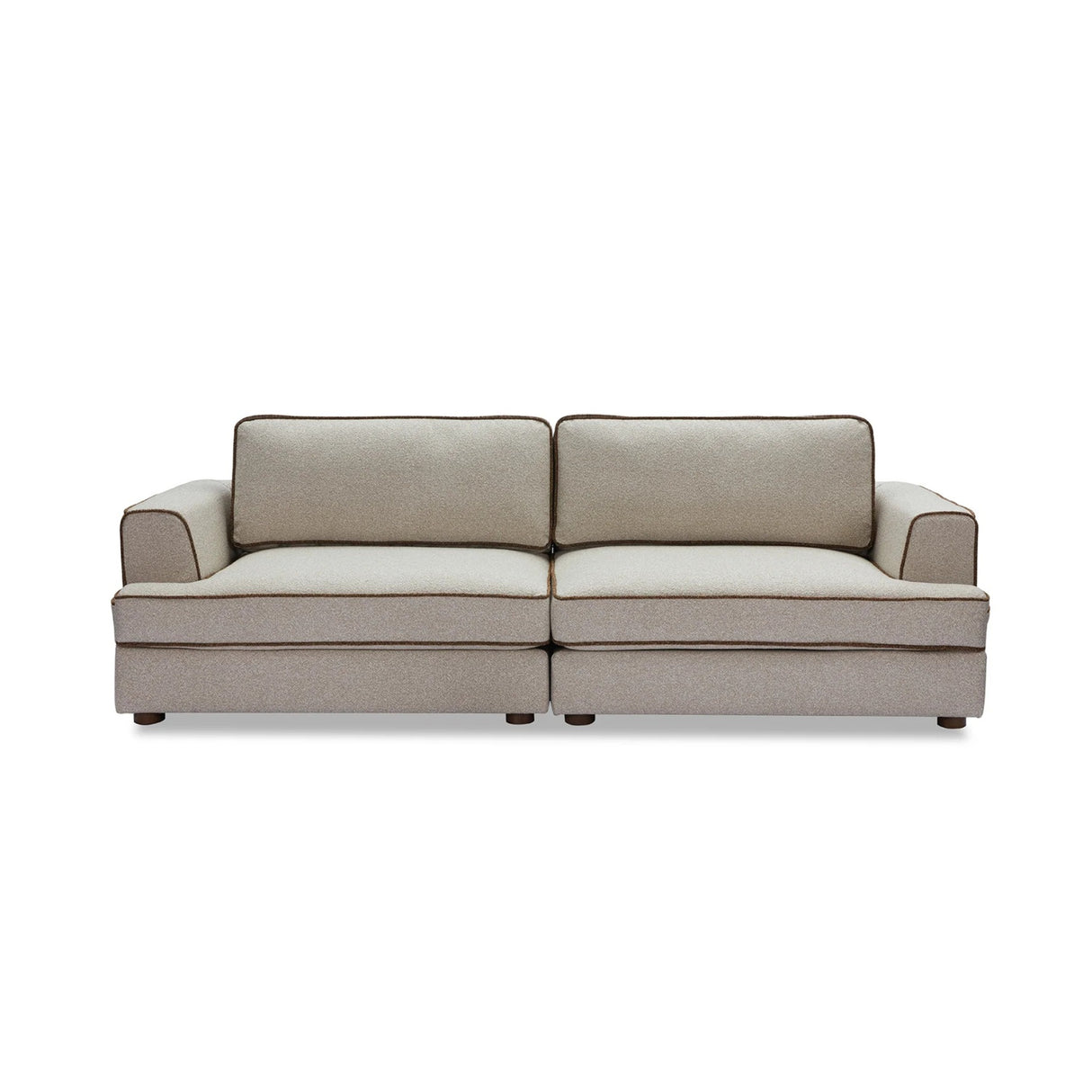 Upholstered Sofa with Piping | Oroa.com