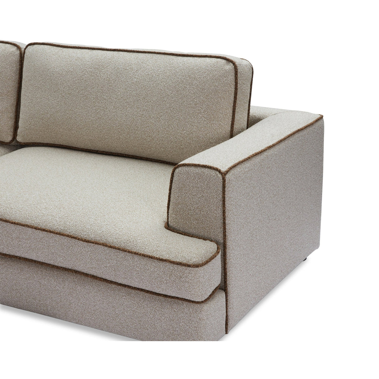 Upholstered Sofa with Piping | Oroa.com