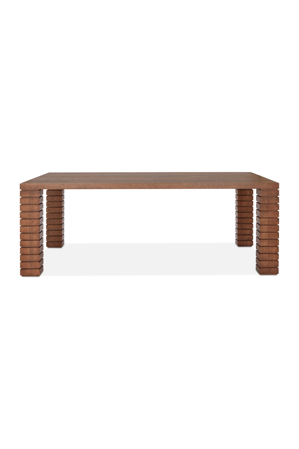 Fluted Leg Wooden Dining Table | Liang & Eimil Pascal | Oroa.com