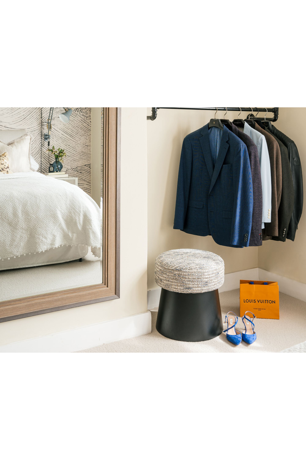 Modern Upholstered Stool | Liang & Eimil Cyrus | Oroa.com