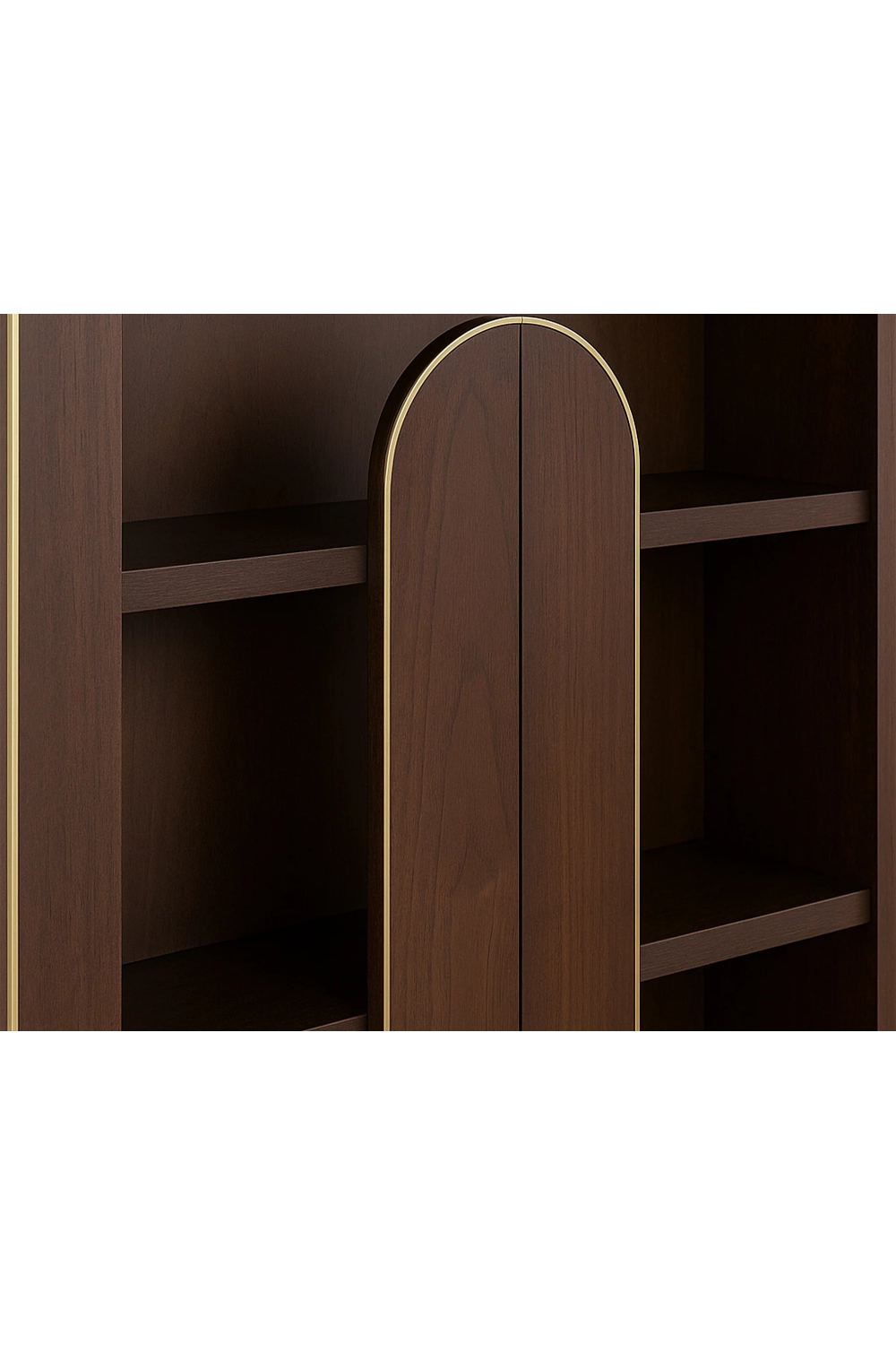 Natural Walnut Arched Cabinet | Liang & Eimil Butka | Oroa.com