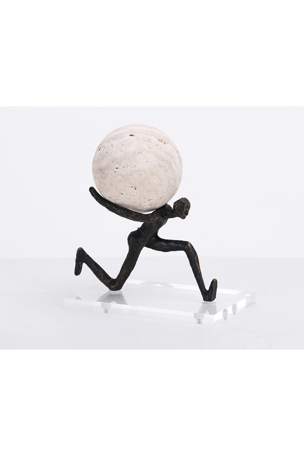 Bronze Human Form Sculpture | Liang & Eimil Chasing Balance | OROA