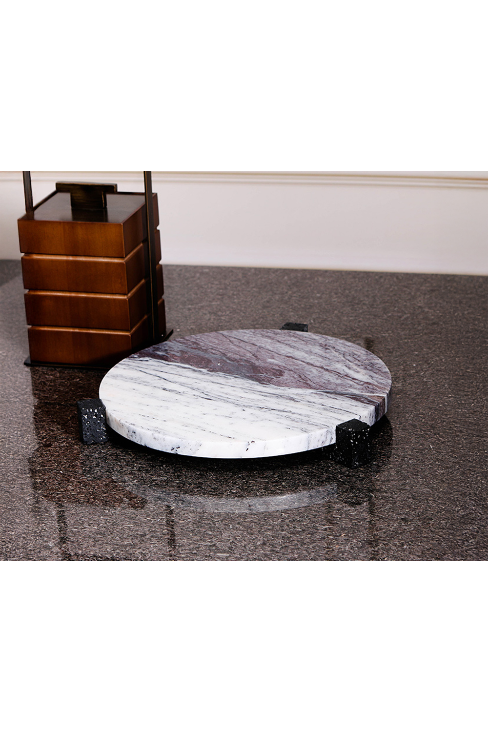 White Marble Spiral Sculpture | Liang & Eimil Nocturne Wave | Oroa.com