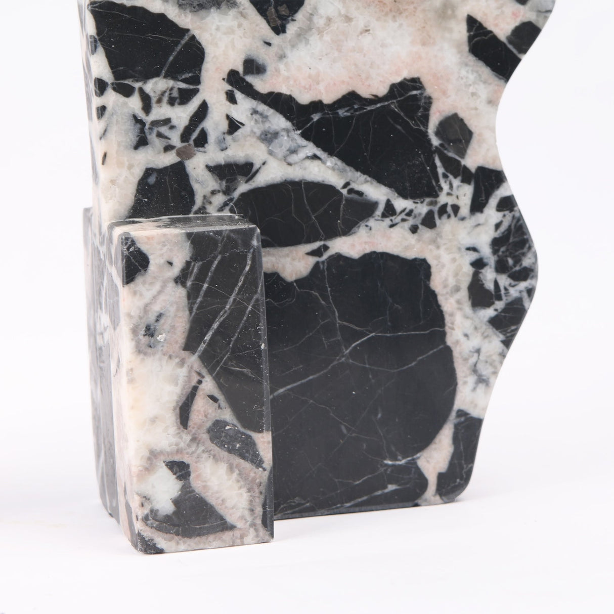 Black Marble Abstract Bookends | Oroa.com