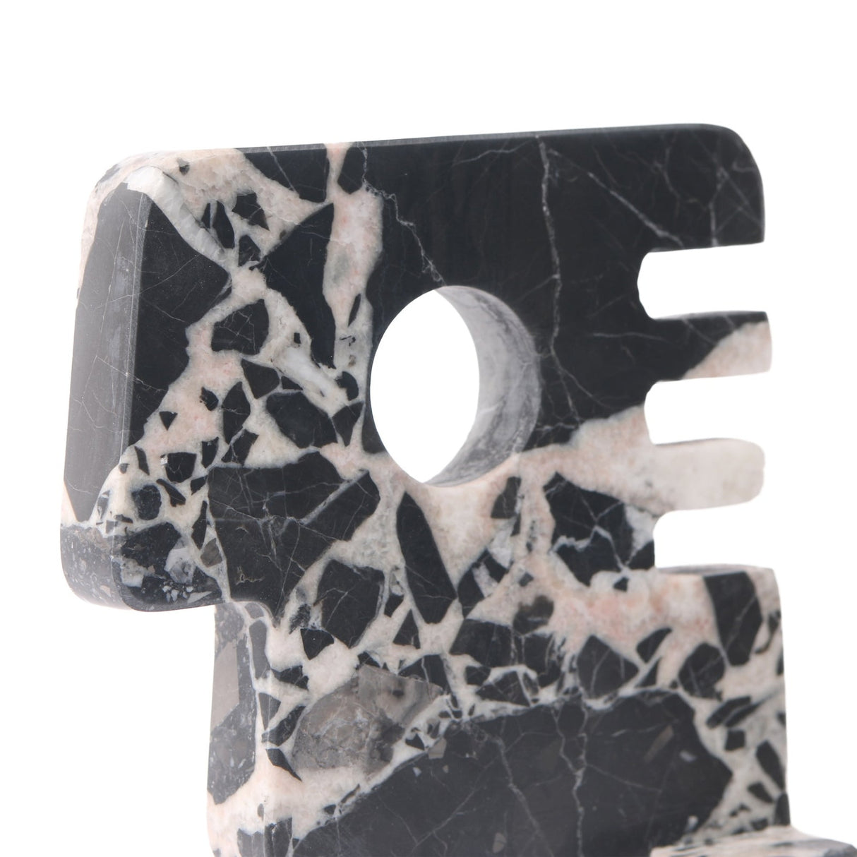 Black Marble Abstract Bookends | Oroa.com