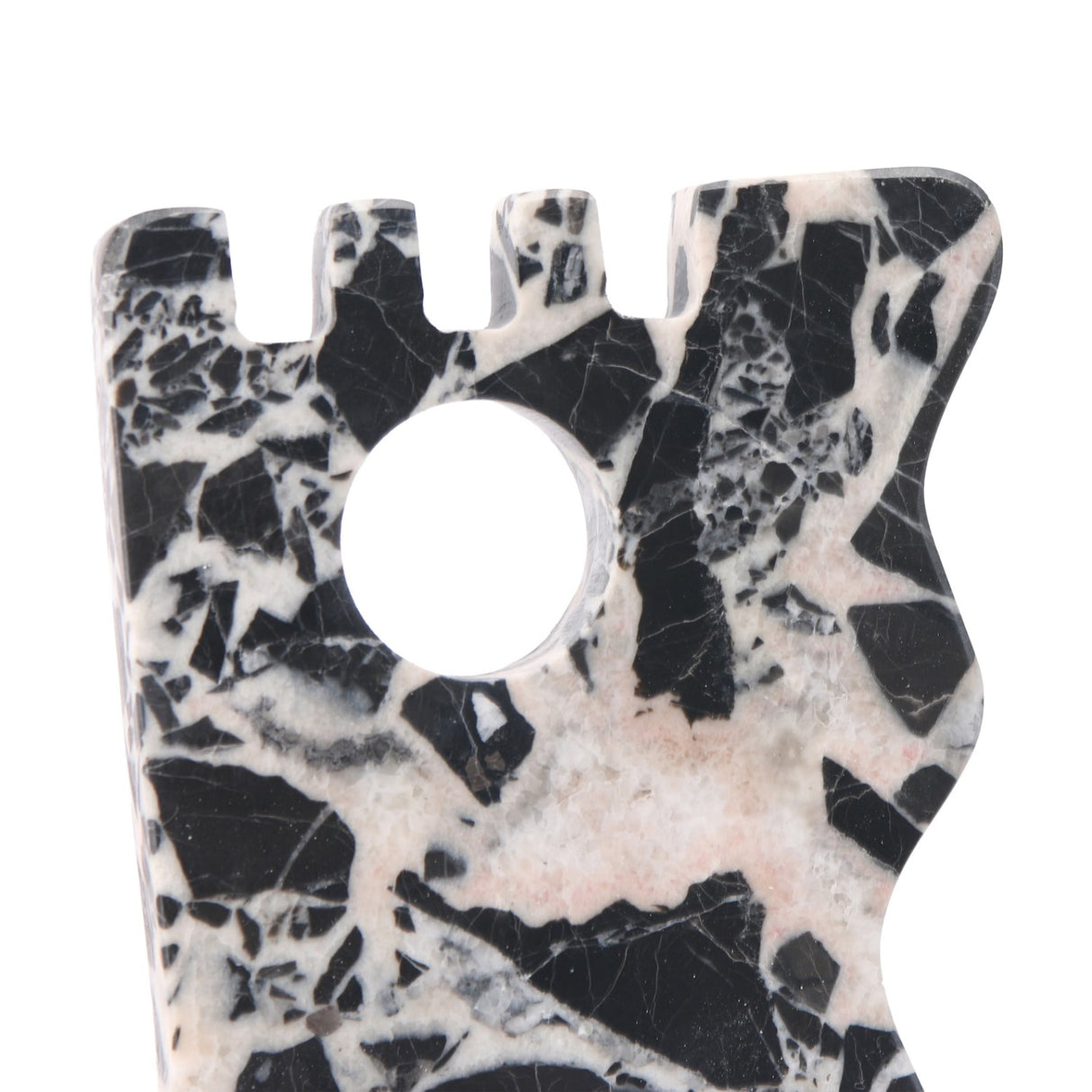 Black Marble Abstract Bookends | Oroa.com