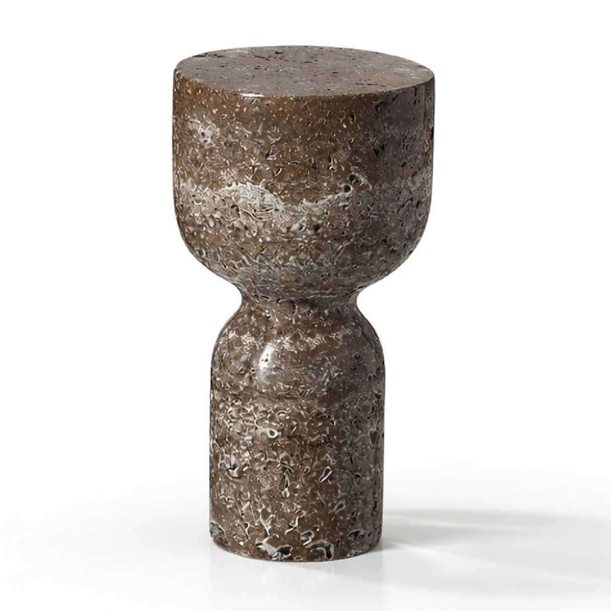 Brown Marble Hourglass Candle Holder | Oroa.com