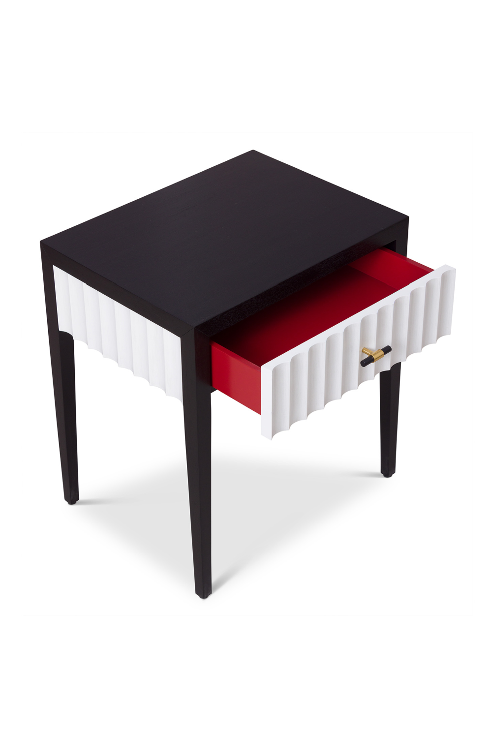 Scalloped 1-Drawer Bedside Table | Liang & Eimil Malibu | Oroa.com