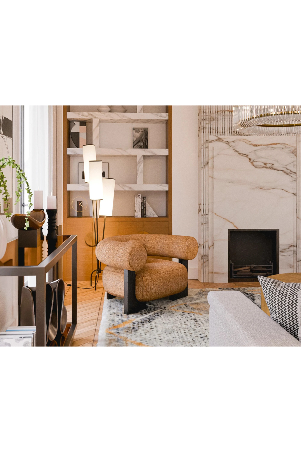 Trio Cylindrical Shade Floor Lamp | Liang & Eimil Trevi | Oroa.com