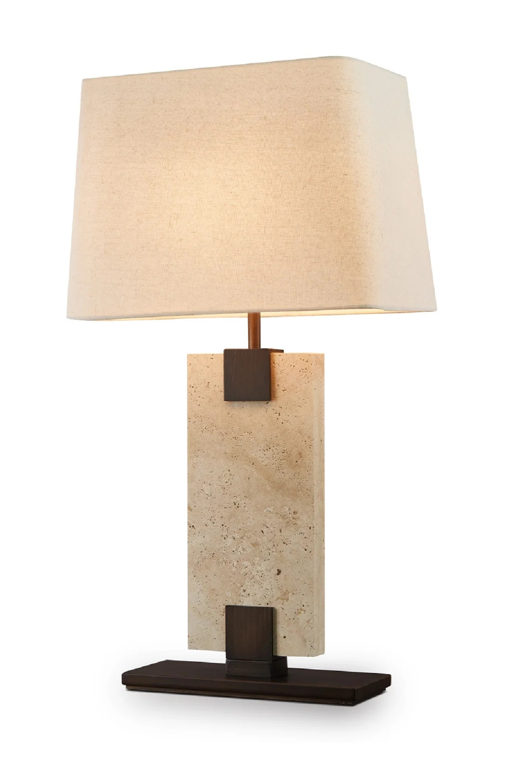 Travertine Base Table Lamp | Liang & Eimil Madison | Oroa.com