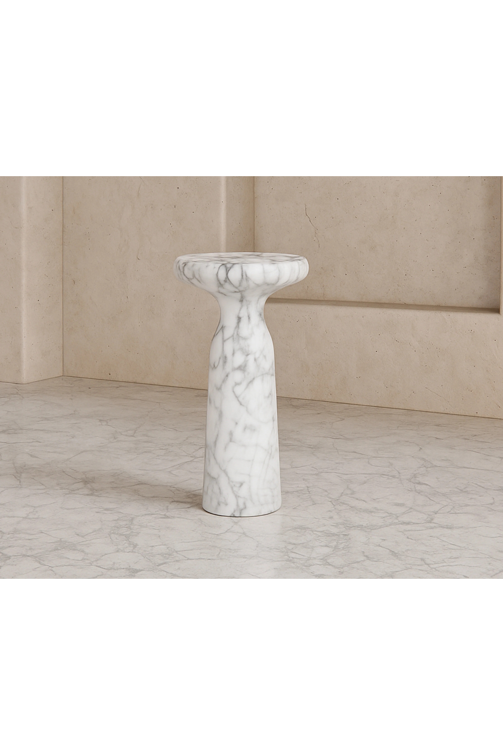 White Marble Side Table | Liang & Eimil Akali | Oroa.com