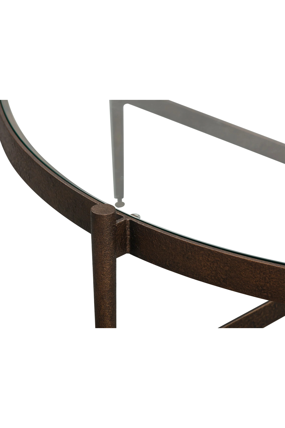 Antique Brass Framed Coffee Table | Liang & Eimil Soho | Oroa.com