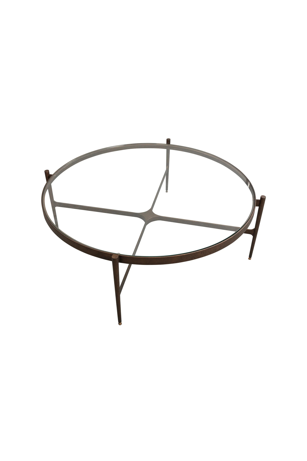 Antique Brass Framed Coffee Table | Liang & Eimil Soho | Oroa.com