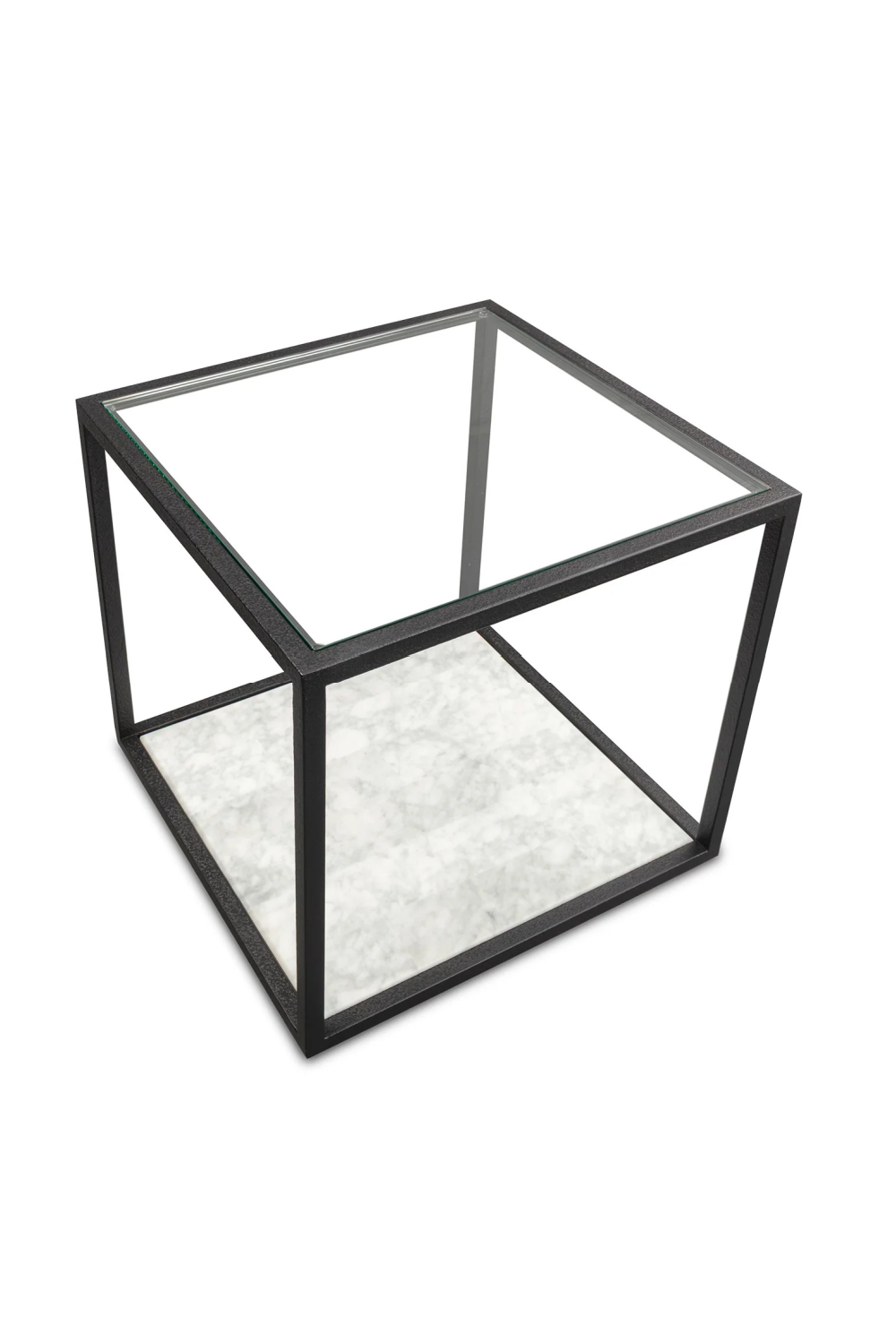 Black Textured Metal Side Table | Liang & Eimil Belmon | Oroa.com