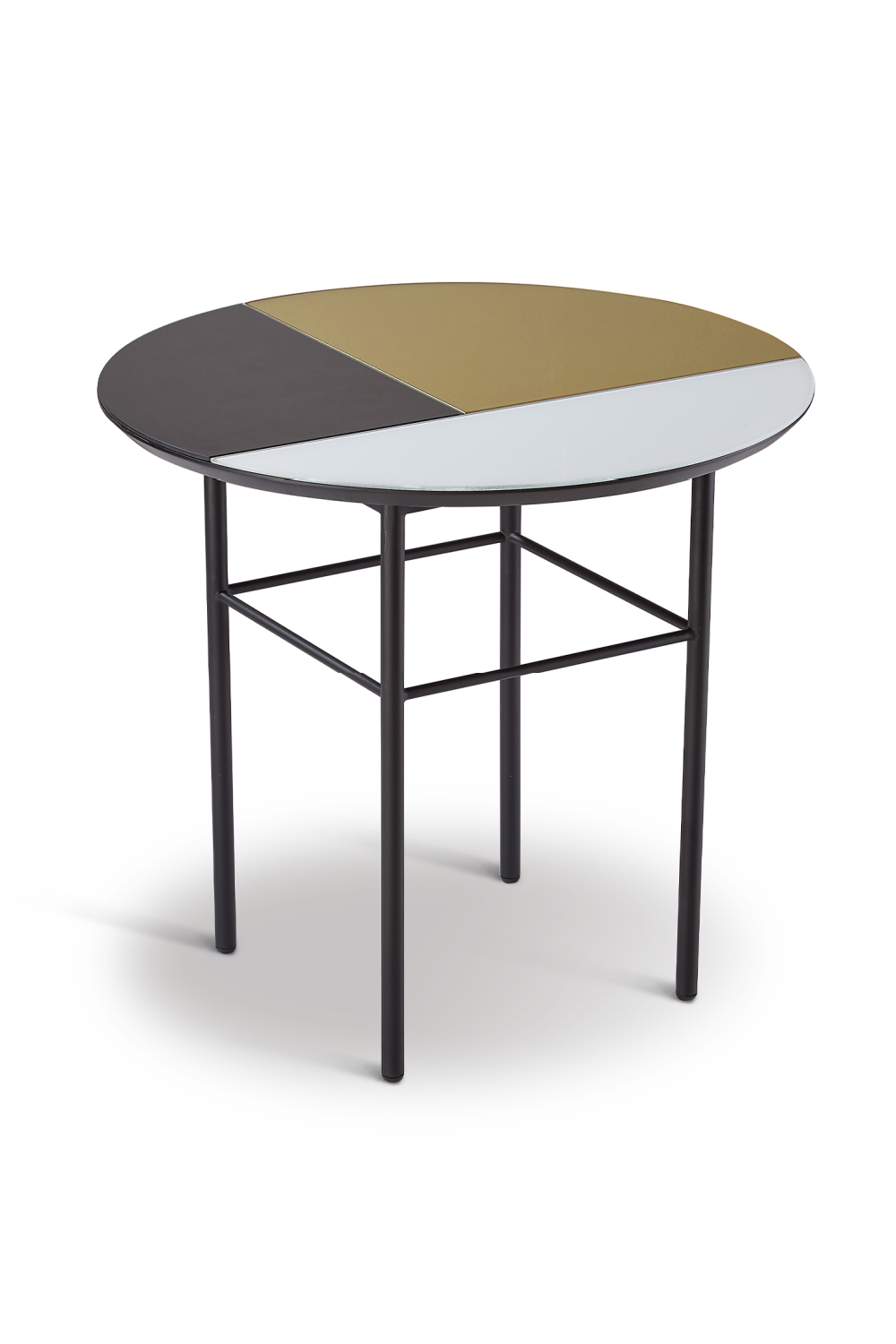 Tri-Color Round Side Table | Liang & Eimil Orphenus | OROA.com