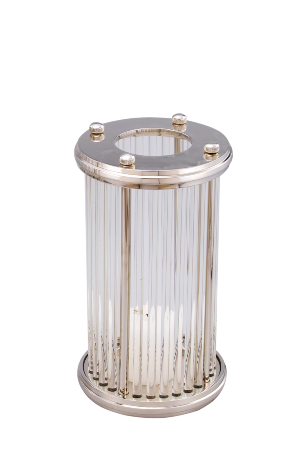 Silver Hurricane Candle Holder (S) | Liang & Eimil Bethany | Oroa.com