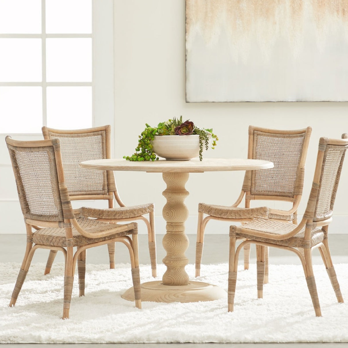 Modern European furniture - Matte Gray Dining Chairs (2) - www.oroa.com
