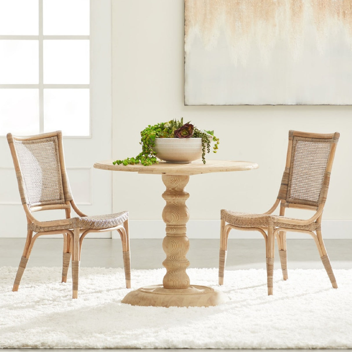 Modern European furniture - Matte Gray Dining Chairs (2) - www.oroa.com