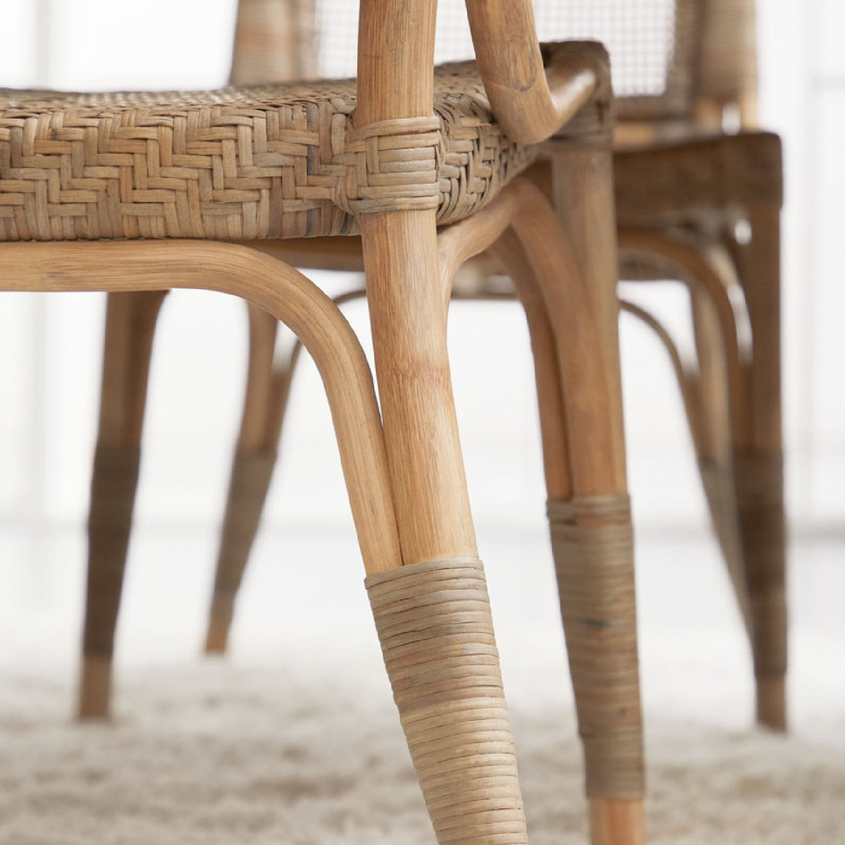 Modern European furniture - Matte Gray Dining Chairs (2) - www.oroa.com